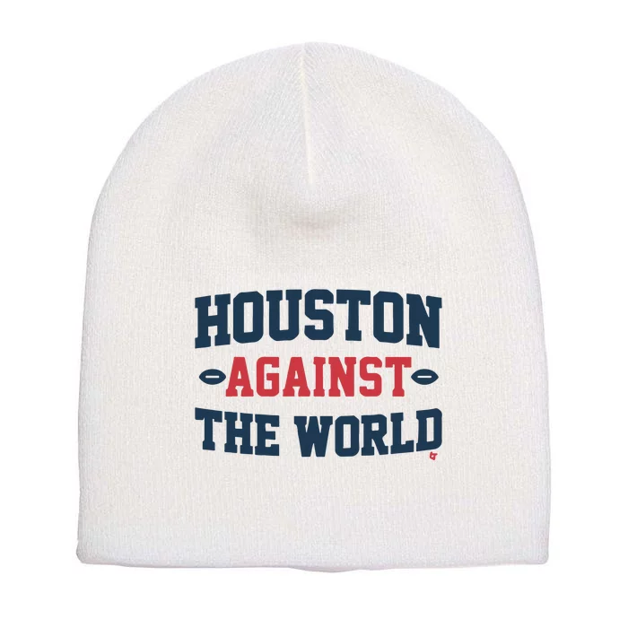 Houston Against The World Short Acrylic Beanie