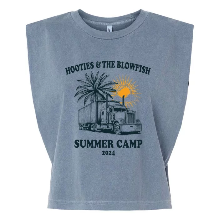 Hootie And The Blowfis.H 2024 Summer Camp With Trucks Garment-Dyed Women's Muscle Tee