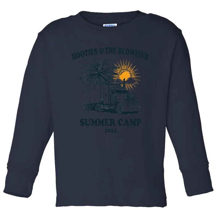 Hootie And The Blowfis.H 2024 Summer Camp With Trucks Toddler Long Sleeve Shirt