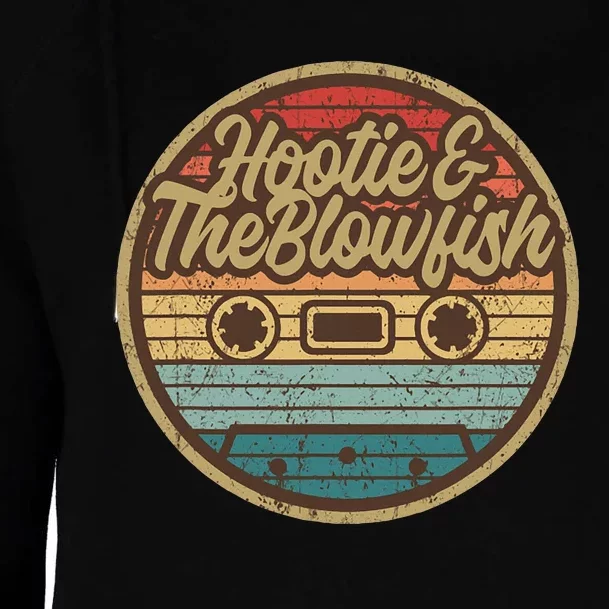 Hootie And The Blow Retro Cassette Musician Womens Funnel Neck Pullover Hood