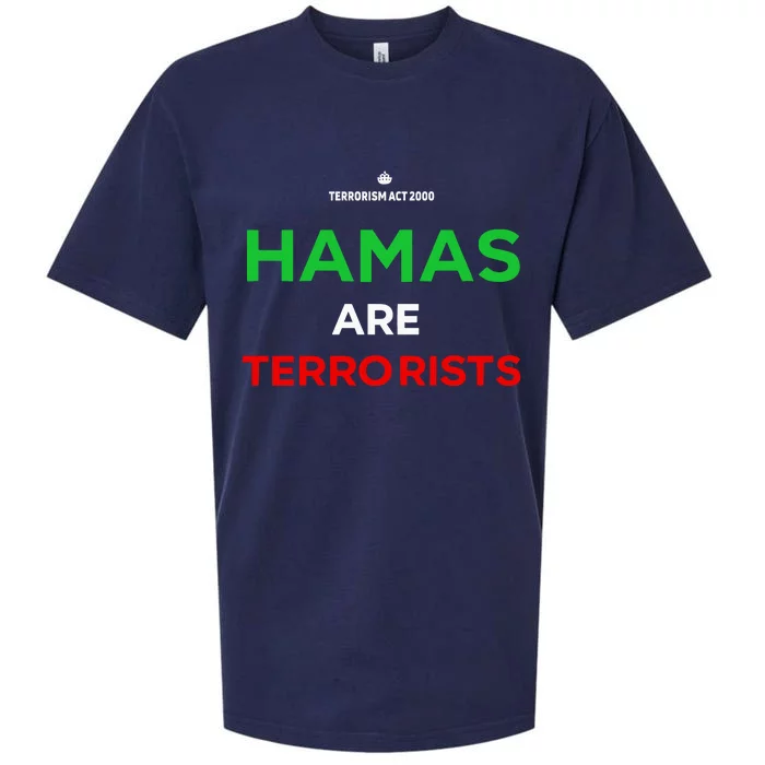 Hamas Are Terrorists Please Dont Arrest Me Sueded Cloud Jersey T-Shirt