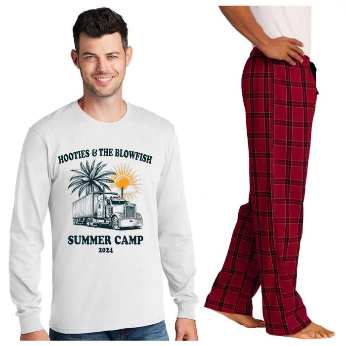 H.O.O..T.I.E And The B.L.O.W.F.I.S.H 2024 Summer Camp With Trucks Long Sleeve Pajama Set