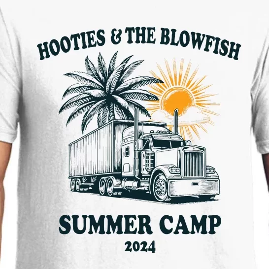 H.O.O..T.I.E And The B.L.O.W.F.I.S.H 2024 Summer Camp With Trucks Pajama Set