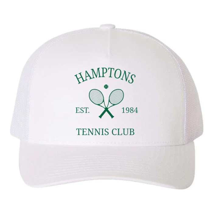 Hamptons Athletics Tennis Club Racquet Prep Vintage Ny Yupoong Adult 5-Panel Trucker Hat