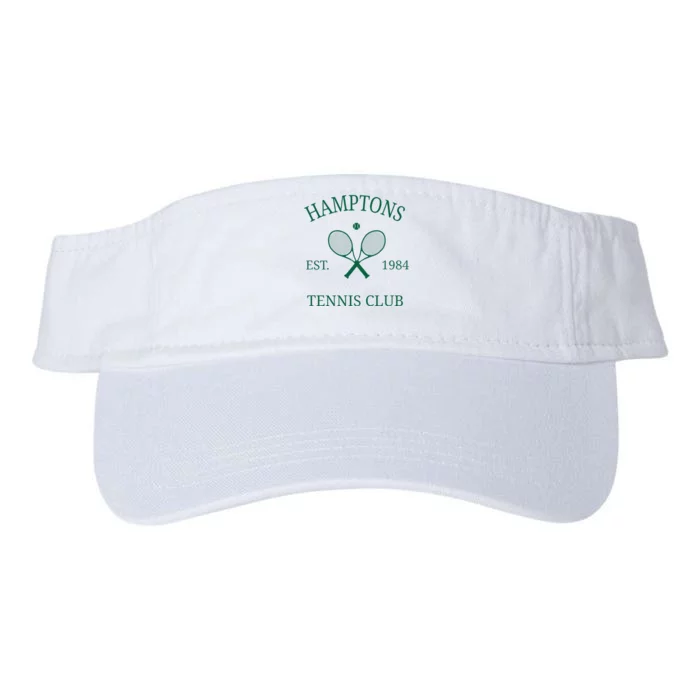 Hamptons Athletics Tennis Club Racquet Prep Vintage Ny Valucap Bio-Washed Visor