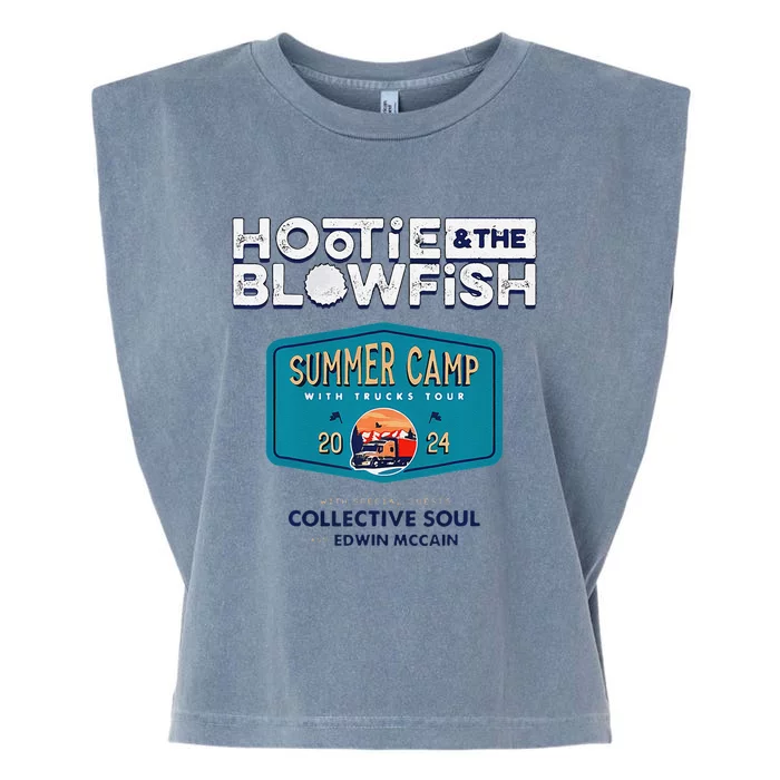 Hootie And The Blowfis.H Summer Camp With Trucks Garment-Dyed Women's Muscle Tee