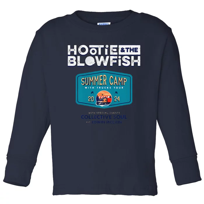 Hootie And The Blowfis.H Summer Camp With Trucks Toddler Long Sleeve Shirt