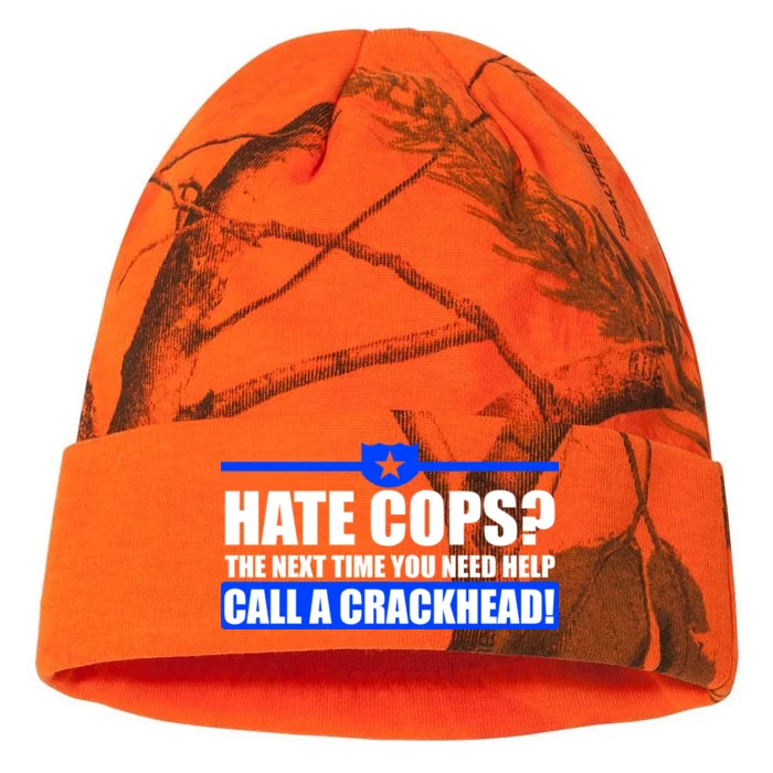 Hate Cops? Next Time You Need Help Kati - 12in Camo Beanie