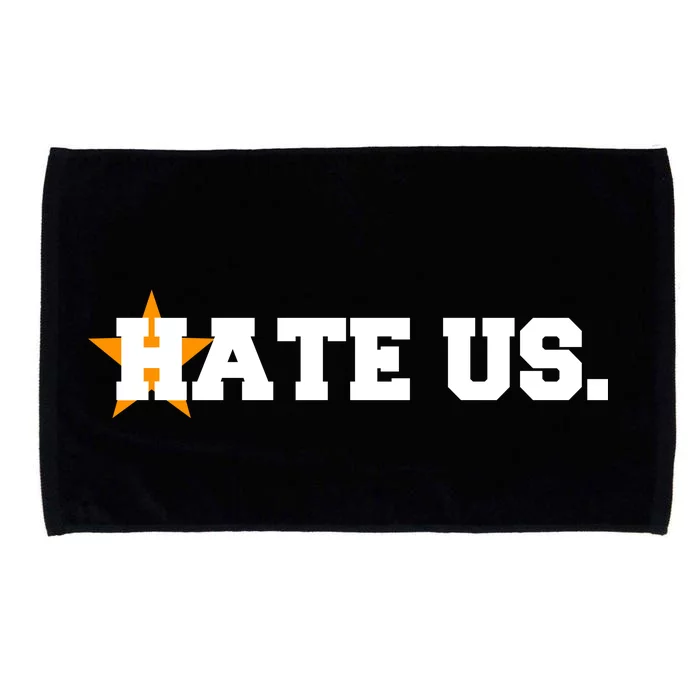 Hate Us Houston Baseball Star Microfiber Hand Towel