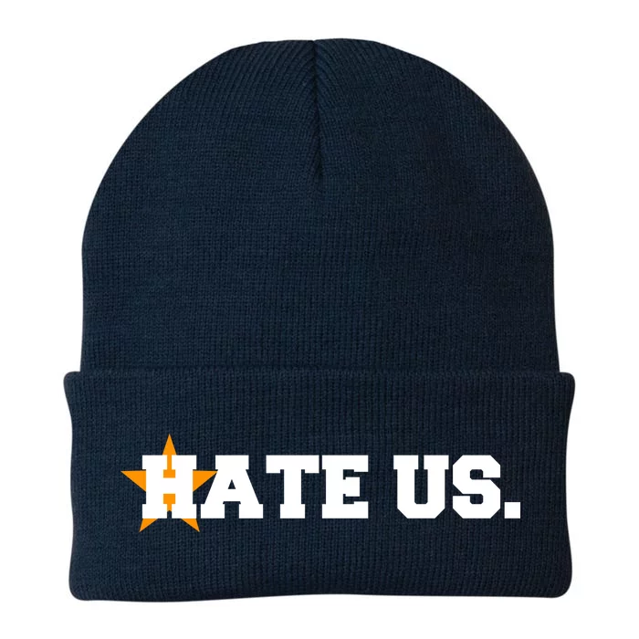 Hate Us Houston Baseball Star Knit Cap Winter Beanie