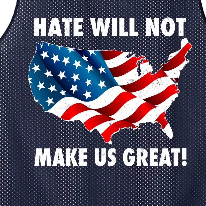 Hate Will Not Make Us Great Mesh Reversible Basketball Jersey Tank