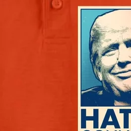 Haters Gonna Hate Poster Pro Trump Dry Zone Grid Performance Polo