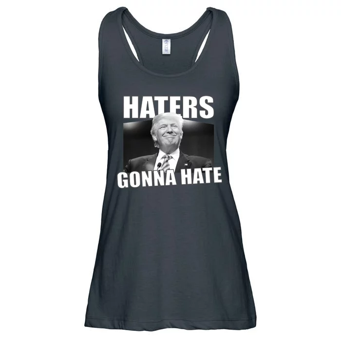 Haters Gonna Hate Trump Ladies Essential Flowy Tank