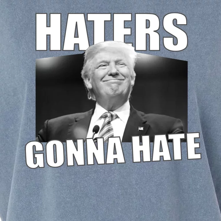 Haters Gonna Hate Trump Garment-Dyed Women's Muscle Tee