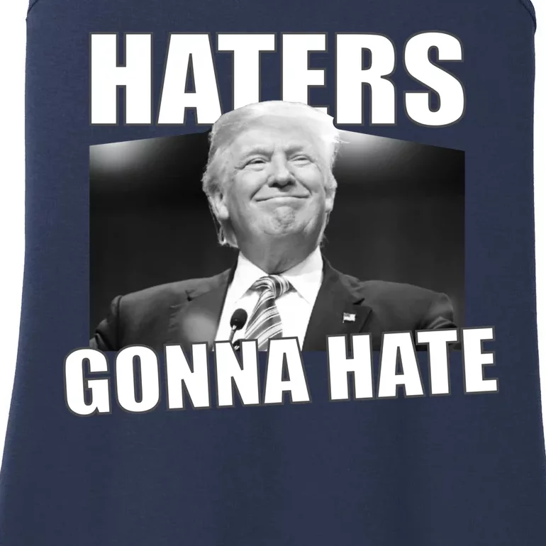 Haters Gonna Hate Trump Ladies Essential Tank