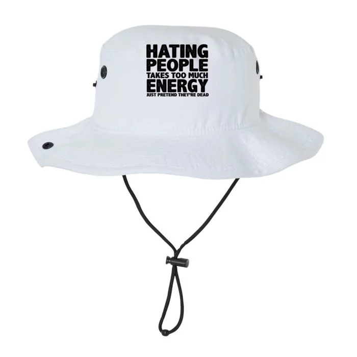 Hating People Takes Too Much Energy Legacy Cool Fit Booney Bucket Hat