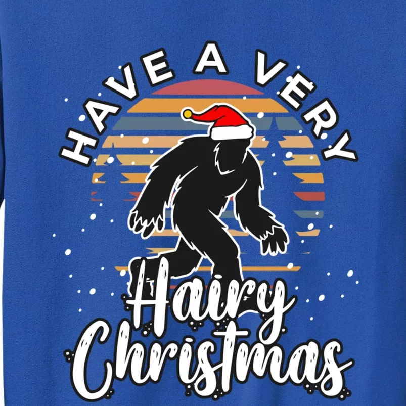 Have A Very Hairy Christmas Bigfoot Sasquatch Funny Gift Sweatshirt