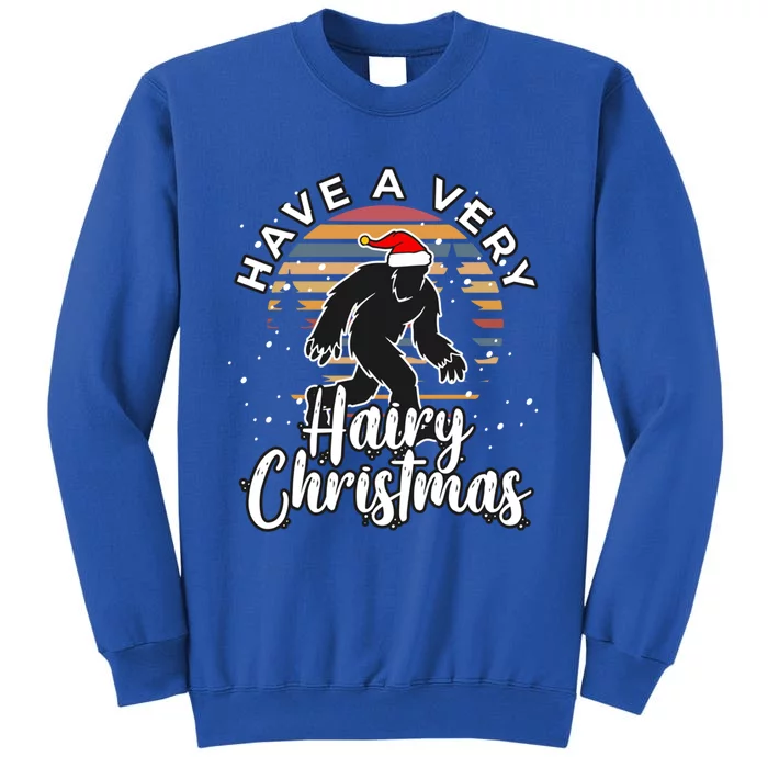 Have A Very Hairy Christmas Bigfoot Sasquatch Funny Gift Sweatshirt