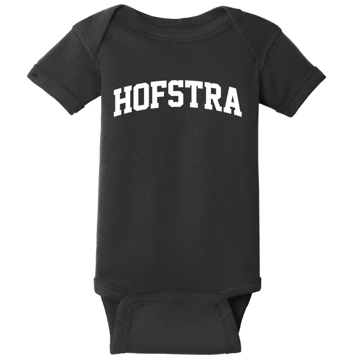 H.O.F.S.T.R.A Arch Vintage Retro College Athletic Sports Baby Bodysuit