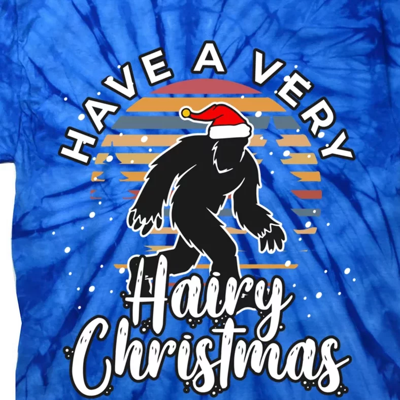 Have A Very Hairy Christmas Bigfoot Sasquatch Great Gift Tie-Dye T-Shirt