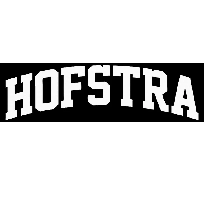 H.O.F.S.T.R.A Arch Vintage Retro College Athletic Sports Bumper Sticker