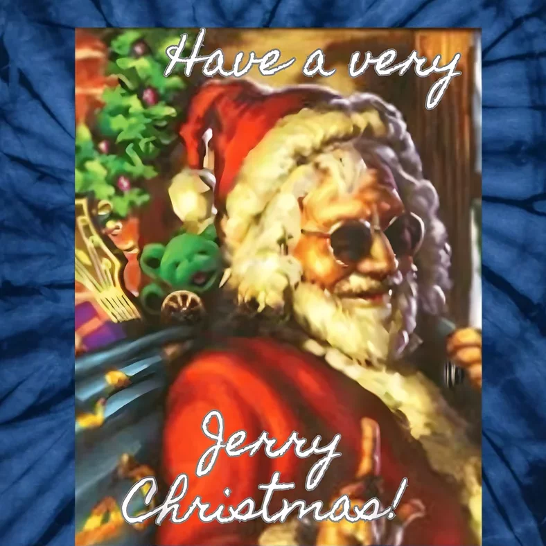 Have A Very Jerry Christmas Santa Holiday Tie-Dye T-Shirt