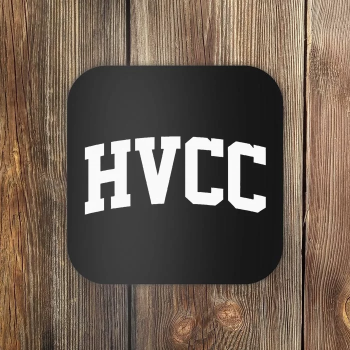 Hvcc Arch Vintage Retro College Athletic Sports Coaster