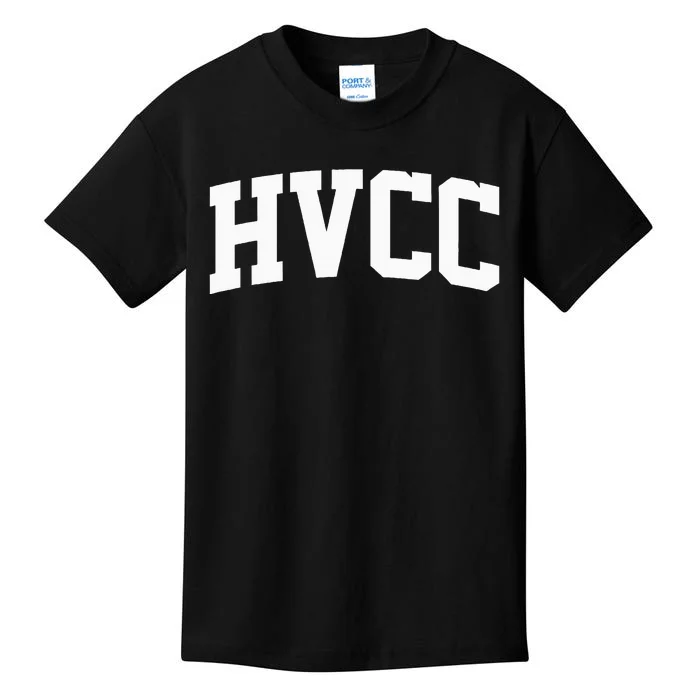 Hvcc Arch Vintage Retro College Athletic Sports Kids T-Shirt