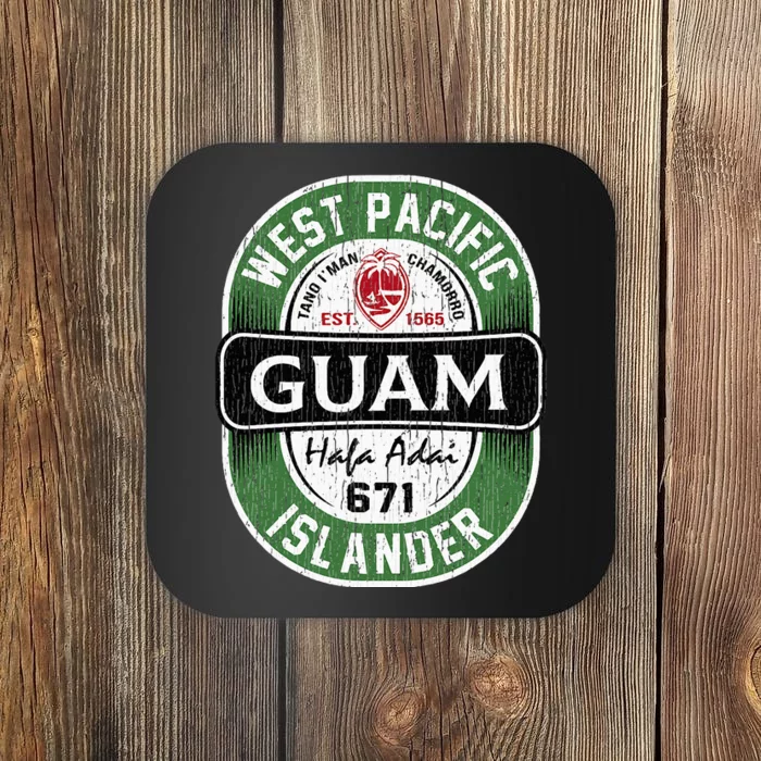 Hafa Adai Vintage Guam Coaster