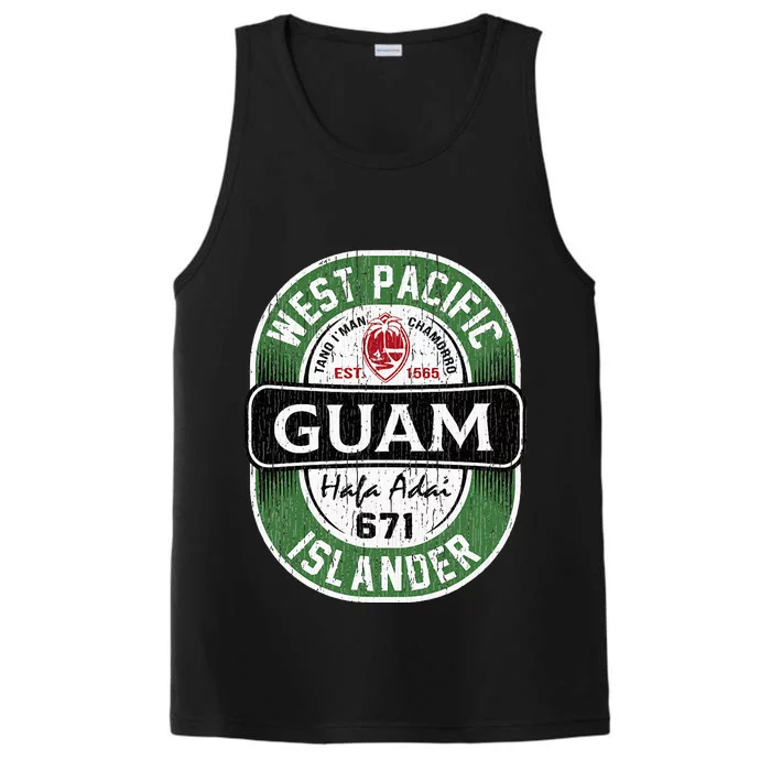 Hafa Adai Vintage Guam Performance Tank