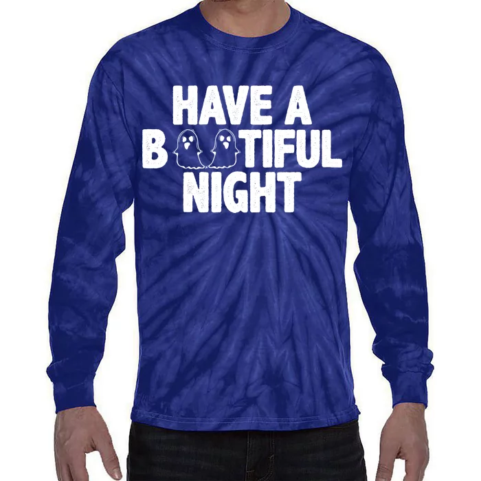 Have A Bootiful Night Tie-Dye Long Sleeve Shirt