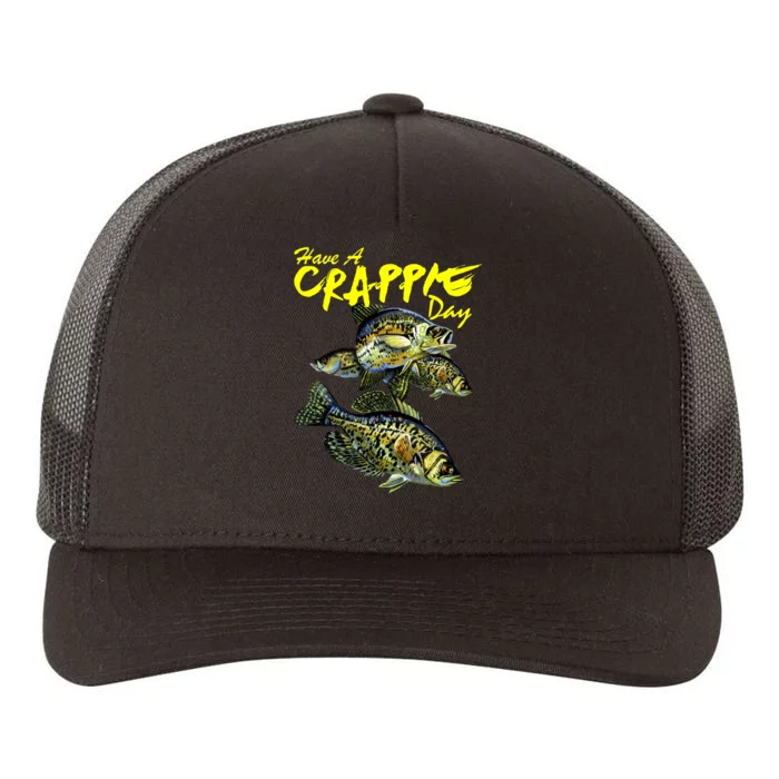 Have A Crappie Day Panfish Funny Fishing Yupoong Adult 5-Panel Trucker Hat