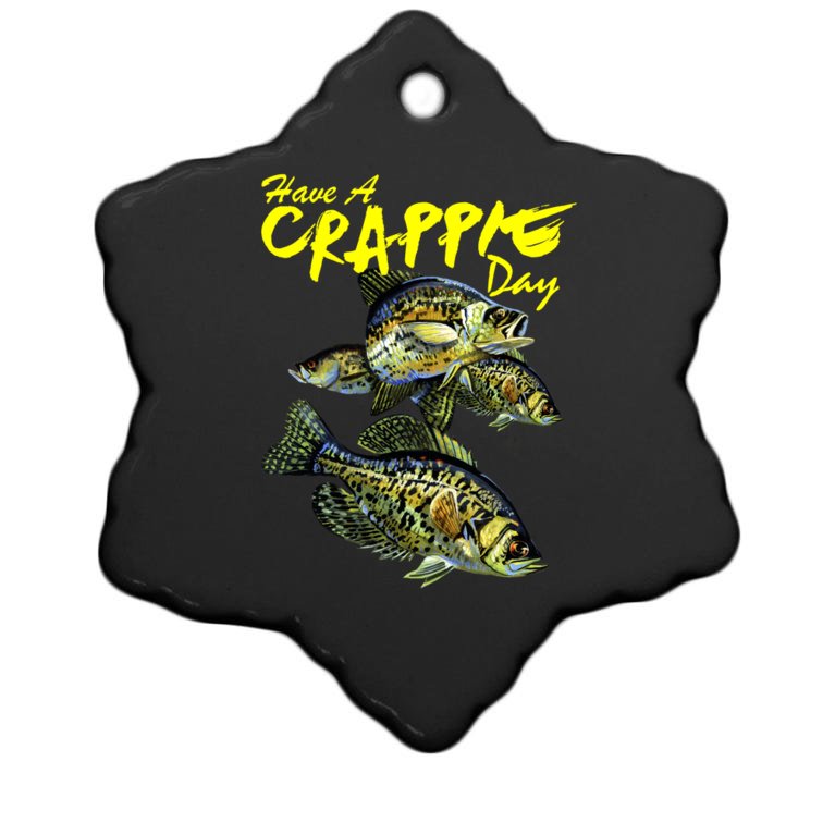 Have A Crappie Day Panfish Funny Fishing Christmas Ornament