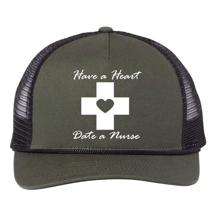 Have A heart Date A Nurse Retro Rope Trucker Hat Cap