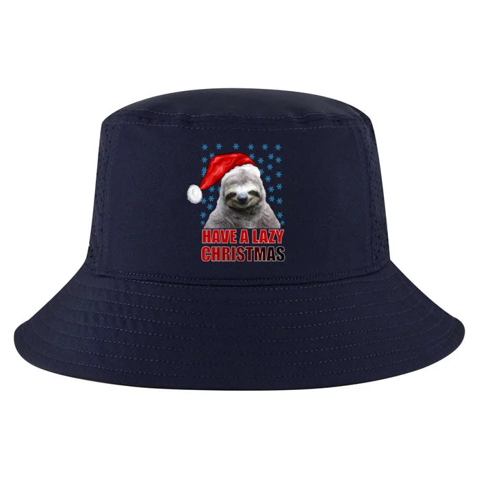 Have A Lazy Sloth Christmas Cool Comfort Performance Bucket Hat