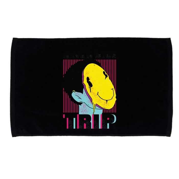 Have A Nice Trip Smiley Microfiber Hand Towel