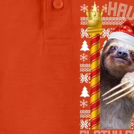 Have a Very Slothy Christmas Sloth Ugly Christmas Dry Zone Grid Performance Polo