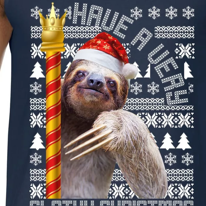 Have a Very Slothy Christmas Sloth Ugly Christmas Comfort Colors® Tank Top