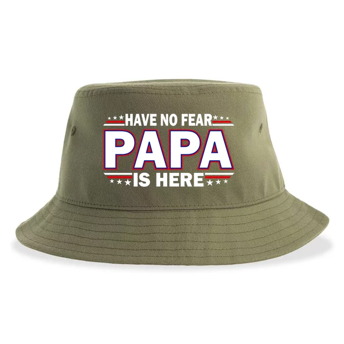 Have No Fear Papa Is Here Sustainable Bucket Hat