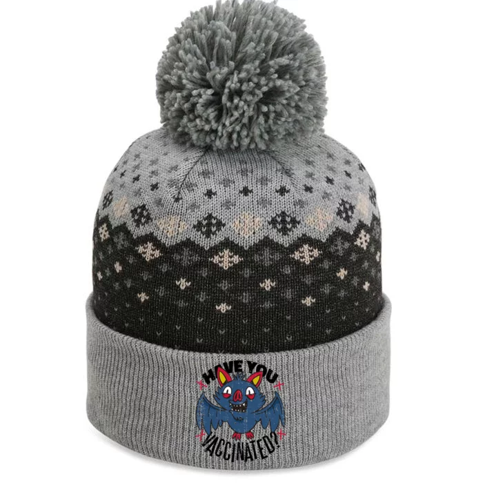 Have You Vaccinated Bat The Baniff Cuffed Pom Beanie