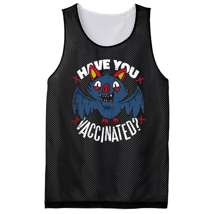 Have You Vaccinated Bat Mesh Reversible Basketball Jersey Tank