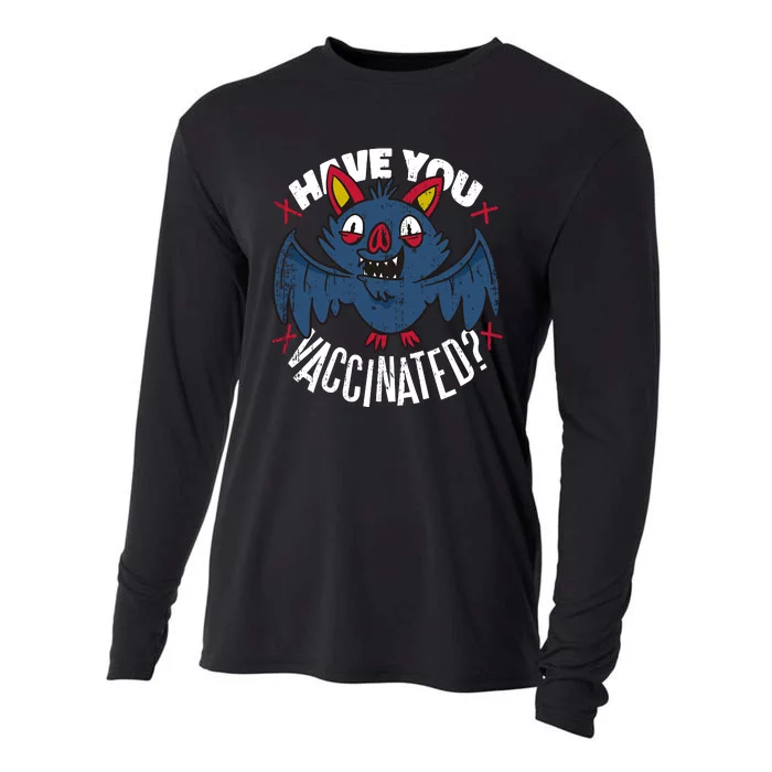 Have You Vaccinated Bat Cooling Performance Long Sleeve Crew