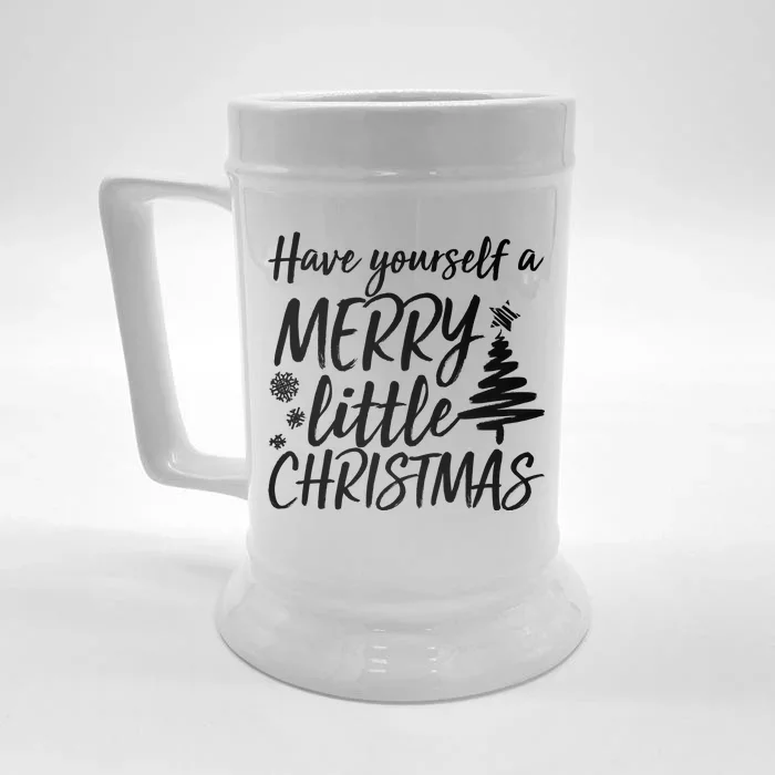 Have Yourself A Merry Little Christmas Front & Back Beer Stein