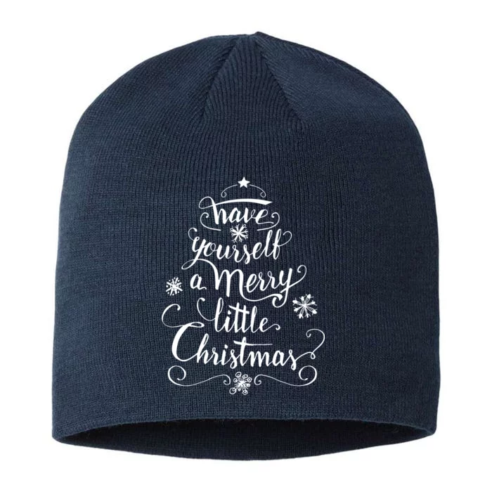 Have yourself a merry little Christmas graphic 8 1/2in Sustainable Knit Beanie