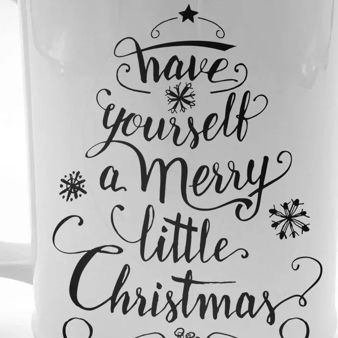 Have yourself a merry little Christmas graphic Front & Back Beer Stein