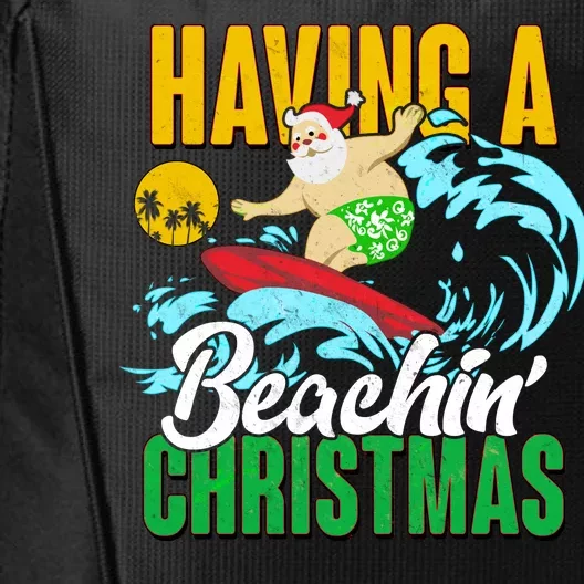 Having A Beachin' Christmas City Backpack