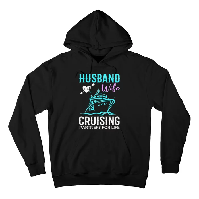 Husband and Wife Cruising Partners for Life couple Hoodie