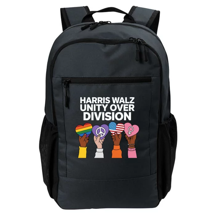 Harris And Walz Hearts Together Stronger United Gift Daily Commute Backpack