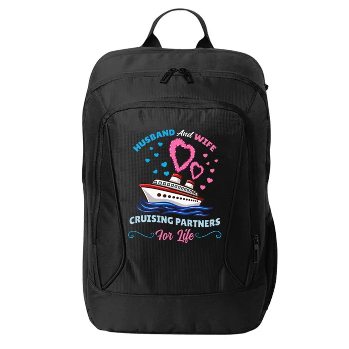 Husband And Wife Cruising Partners For Life City Backpack