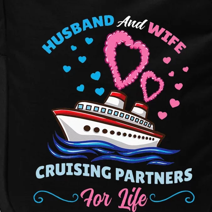 Husband And Wife Cruising Partners For Life Impact Tech Backpack